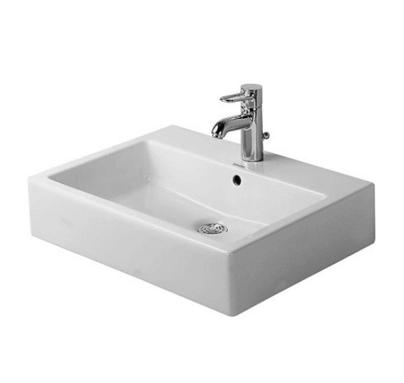 Duravit Vero pastatomas praustuvas su anga maišytuvui 500x470