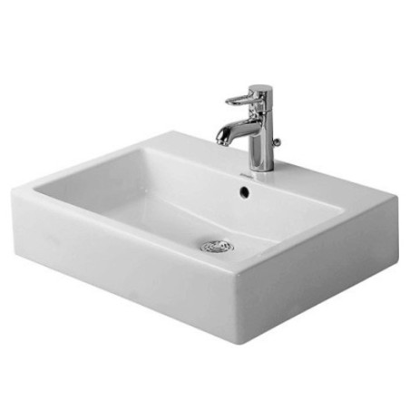 Duravit Vero pastatomas praustuvas su anga maišytuvui 500x470