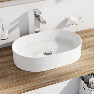 Ravak Ceramic O Slim pastatomas praustuvas, 550x370x120