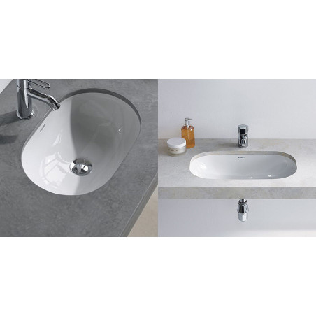 Po stalviršiu montuojamas praustuvas Duravit D-code 525x320