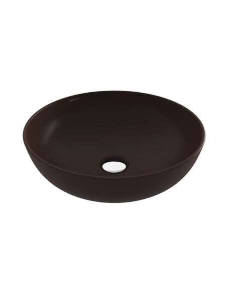 Bocchi (1494) pastatomas praustuvas 38cm skermens, juodos matinės spalvos