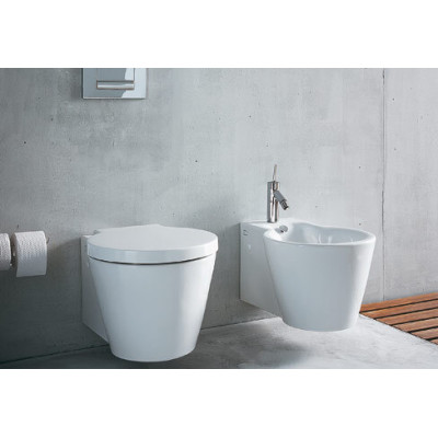 Pakabinamas klozetas Duravit Starck 1 su Soft close dangčiu