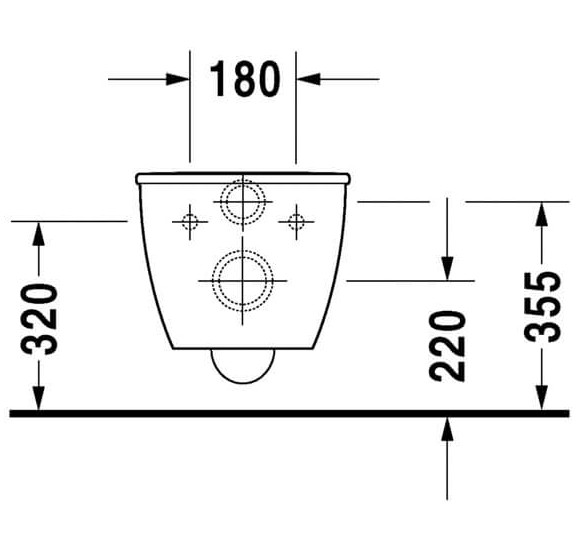 Pakabinamas klozetas Duravit Darling New "Rimless" be dangčio