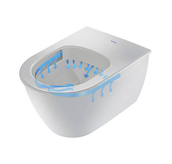 Pakabinamas klozetas Duravit Darling New "Rimless" be dangčio