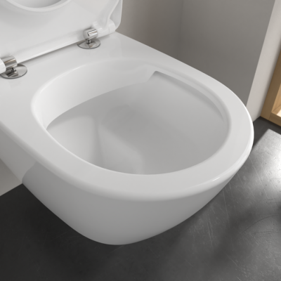 Villeroy&Boch pakabinamas unitazas Subway 2 'Rimless', su plonu dangčiu, 5614R201