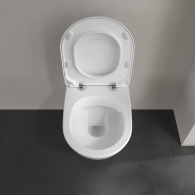 Villeroy&Boch pakabinamas unitazas Subway 2 'Rimless', su plonu dangčiu, 5614R201