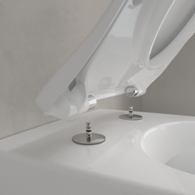 Villeroy&Boch pakabinamas unitazas Subway 2 'Rimless', su plonu dangčiu, 5614R201