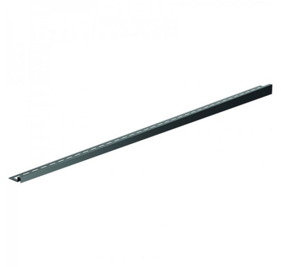 IŠPARDAVIMAS. ACO ShowerStep profiliuotis kairės pusės, L-1490 mm, H1-10 mm, H2-36 mm, juodas