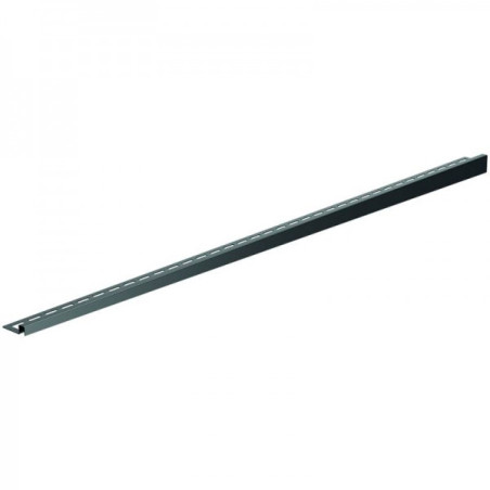 IŠPARDAVIMAS. ACO ShowerStep profiliuotis kairės pusės, L-1490 mm, H1-10 mm, H2-36 mm, juodas