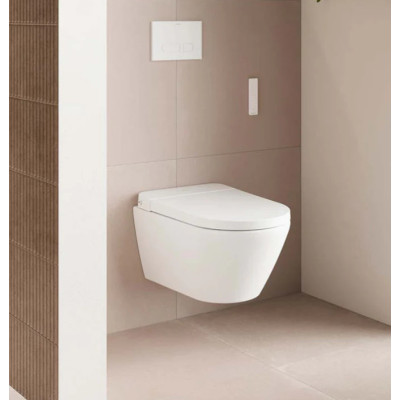 Duravit SensoWash D-Neo Compact pakabinamas išmanusis unitazas su dangčiu ir tvirtinimais, baltos spalvos