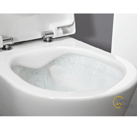 Laufen Pro New pakabinamas unitazas Rimless compact, be dangčio