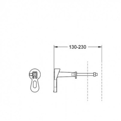 Grohe potinkinio rėmo tvirtinimo elementai