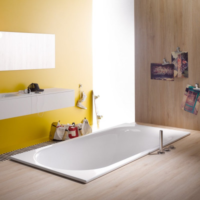 Bette Comodo plieninė stačiakampė vonia 1700 × 800 mm, baltos spalvos