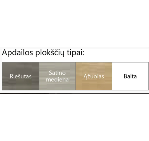 Ravak šoninė apdailos plokštė 80 (L/R), voniai, pasirinkite spalvą