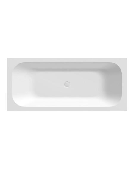 Balteco Xonyx VIGO akmens masės vonia 180x80 cm, baltos matinės spalvos
