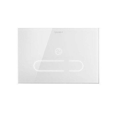 Duravit sensorinis WC nuleidimo mygtukas A2, baltas stiklas