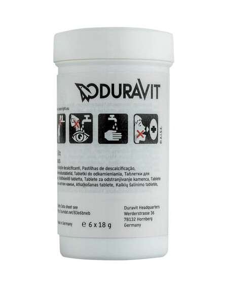 Sistemos išvalymo ir nukalkinimo tabletės Duravit SensoWash WC puodams