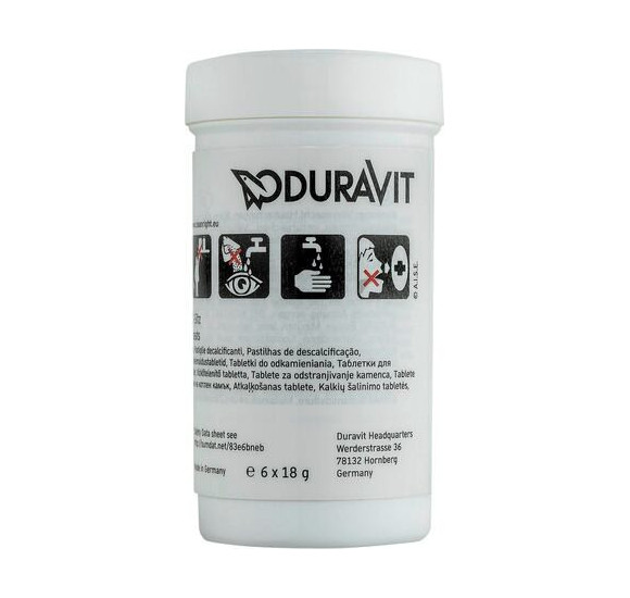 Sistemos išvalymo ir nukalkinimo tabletės Duravit SensoWash WC puodams