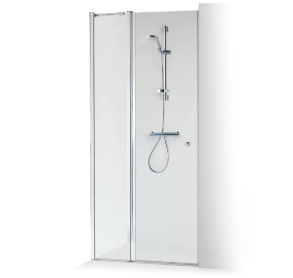 Brasta Glass Greta Plius nestandartinės dušo durys (Matmenys intervale 1211...1600mm)