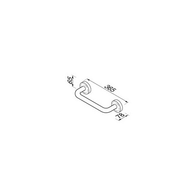 Geesa Luna vonios rankena 30 cm