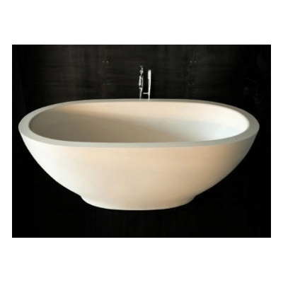 PAA Akmens masės vonia SILKSTONE Dolce 1800x900, su sifonu