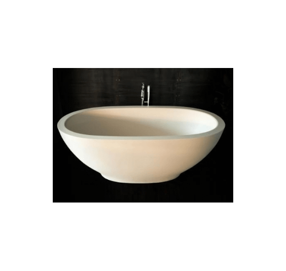 PAA Akmens masės vonia SILKSTONE Dolce 1800x900, su sifonu