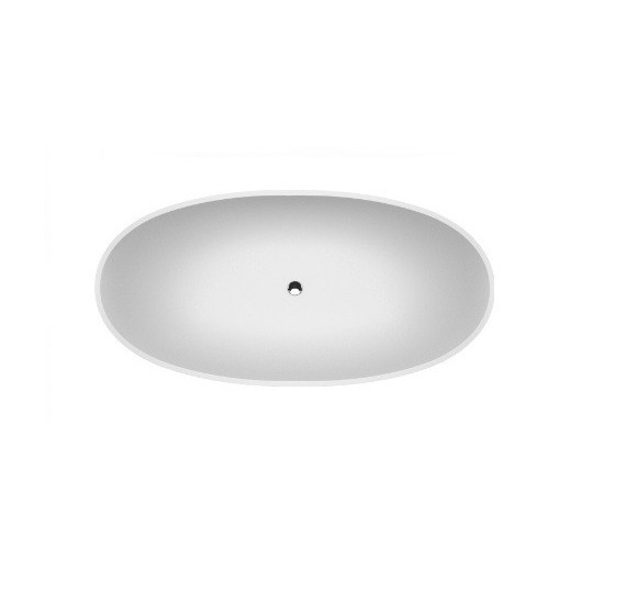 Akmens masės vonia Aura Galatea 1 balta, 183x89