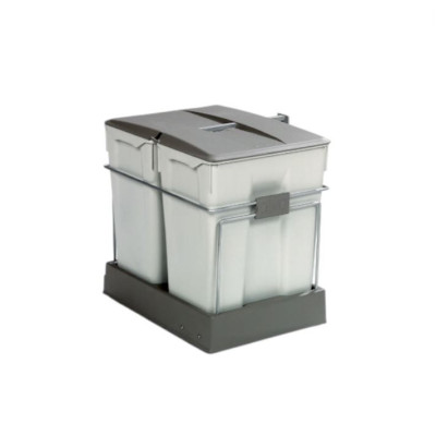 ALVEUS Albio 40 šiukšlių rūšiavimo sistema, 2x30l