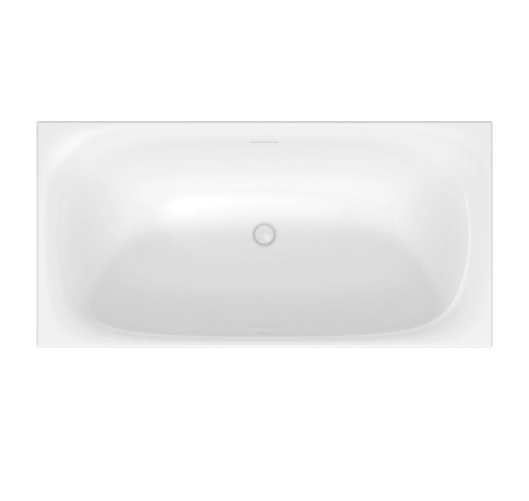Duravit Xviu laisvai pastatoma vonia su specialiu juodu rėmu 1600x800