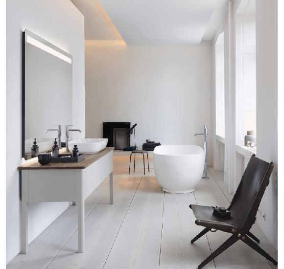 Duravit Luv laisvai pastatoma vonia DuraSolid® 1800x850