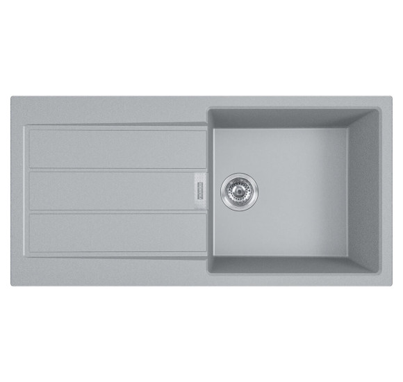 Franke S2D 611-100 tectonite plautuvė, užkemšamas ventilis, pasirenkama spalva