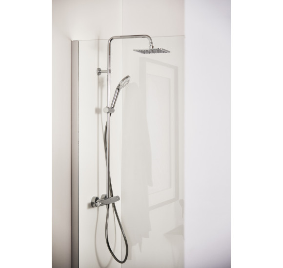 Ideal Standard CERATHERM T100 termostatinė dušo sistema, chromo spalvos