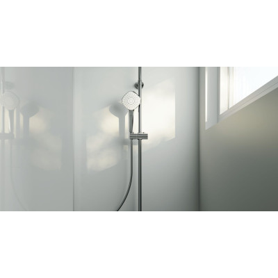 Ideal Standard CERATHERM T100 termostatinė dušo sistema, chromo spalvos