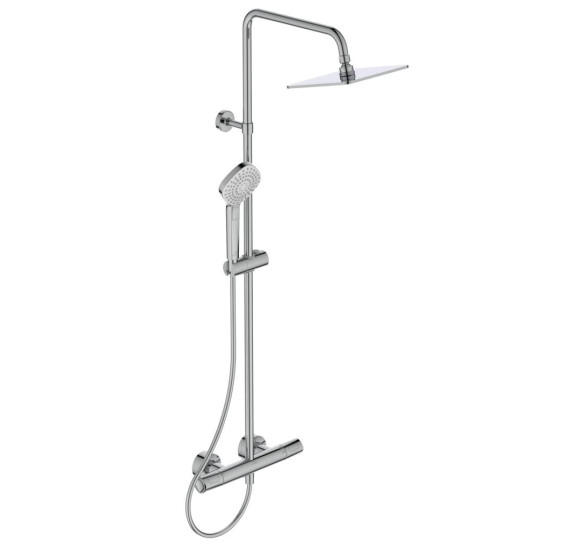 Ideal Standard CERATHERM T100 termostatinė dušo sistema, chromo spalvos
