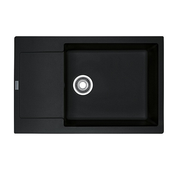 Franke MRG 611-78 XL plautuvė, montuojama ant stalviršio, eksentrinis ventilis, nerūdijančio plieno rankenėlė