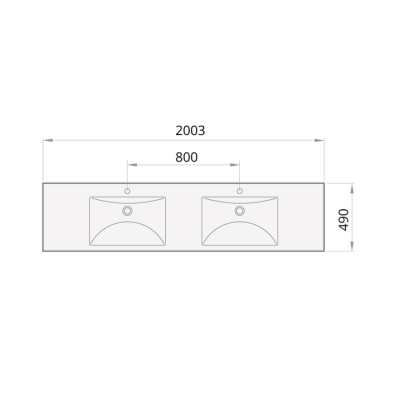 PAA Long Step DUO dvigubas praustuvas