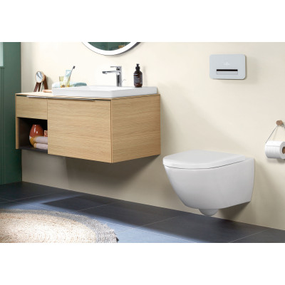 Villeroy&Boch Subway 3.0 su C+ danga, "Twist flush" pakabinamas klozetas su "Soft close" dangčiu