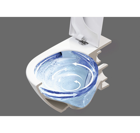 Villeroy&Boch Subway 3.0 "Twist flush" pakabinamas klozetas su dangčiu 4670TS01