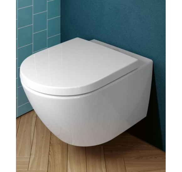 Villeroy&Boch Subway 3.0 "Twist flush" pakabinamas klozetas su dangčiu 4670TS01