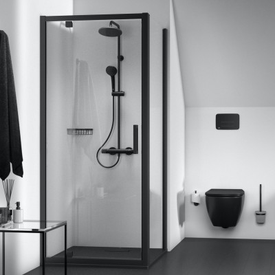 Ideal Standard CERATHERM T25 (A7545XG) termostatinė dušo sistema, juodos matinės spalvos