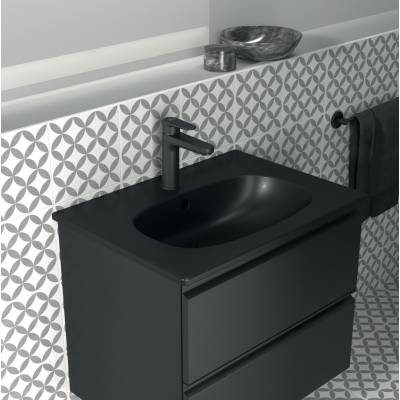 Ideal Standard Tesi pakabinama vonios spintelė 60cm, matinė juoda, T0050ZT