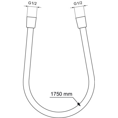 Ideal Standard Idealflex dušo žarna 175cm ilgio, PVD spalvos