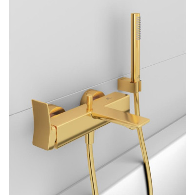 Ideal Standard Conca vonios maišytuvas su rankiniu dušeliu komplekte, PVD spalvos