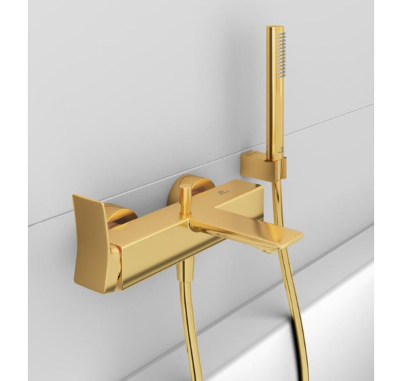 Ideal Standard Conca vonios maišytuvas su rankiniu dušeliu komplekte, PVD spalvos