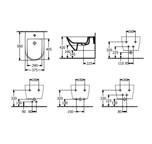 Bide Villeroy&Boch Subway 3.0