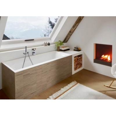 Villeroy&Boch Subway 3.0 Duo stačiakampė vonia, 1800 x 800 mm su vandenį pripildančiu sifonu
