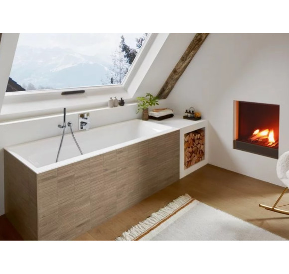 Villeroy&Boch Subway 3.0 Duo stačiakampė vonia, 1800 x 800 mm su vandenį pripildančiu sifonu