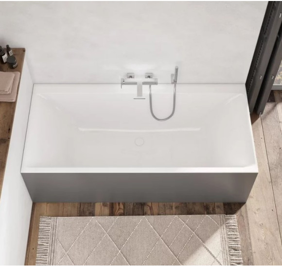 Villeroy&Boch Subway 3.0 Duo stačiakampė vonia, 1800 x 800 mm su vandenį pripildančiu sifonu