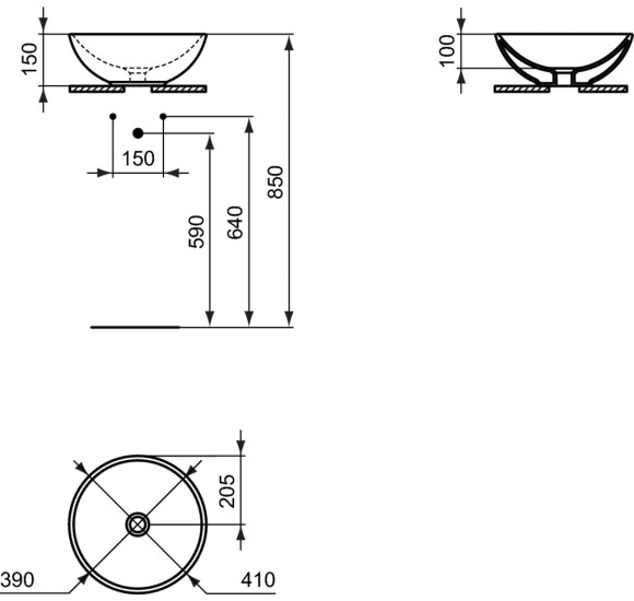 Ideal Standard Strada O keraminis praustuvas 41 cm