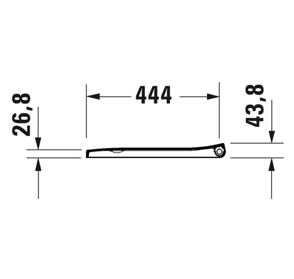 Duravit Viu pakabinamo klozeto "Soft Close" dangtis